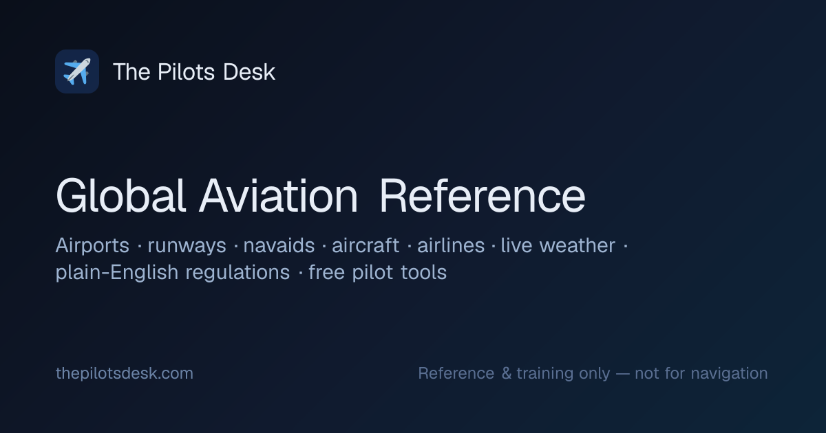 NOTAM Decoder — plain English | The Pilots Desk